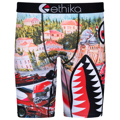 

Boys Ethika Ethika Graphic Briefs - Boys' Grade School Red/Black Size L