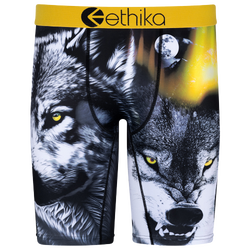 Boys' Grade School - Ethika Graphic Briefs - Black/White