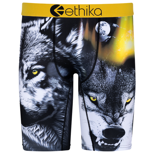 

Boys Ethika Ethika Graphic Briefs - Boys' Grade School Black/White Size L