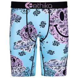 Boys' Grade School - Ethika Graphic Briefs - Purple/Blue