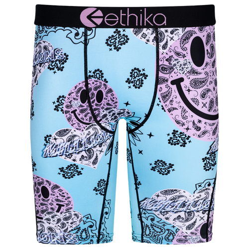 

Boys Ethika Ethika Graphic Briefs - Boys' Grade School Purple/Blue Size S