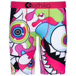 Boys' Grade School - Ethika Graphic Briefs - Pink/Green