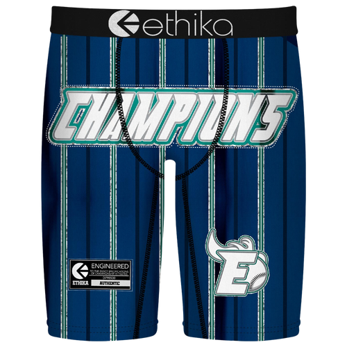 Ethika Boys   Graphic Briefs In Navy/green