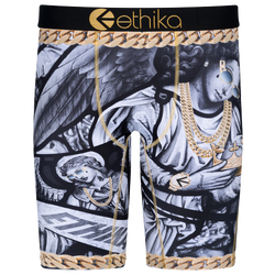 Boys' Grade School - Ethika Graphic Briefs - Black/Gold