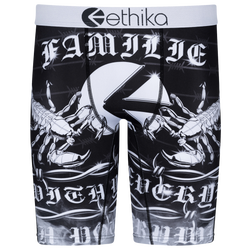 Boys' Grade School - Ethika Graphic Briefs - Black/White