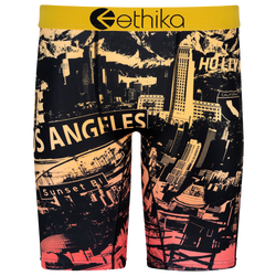 Boys' Grade School - Ethika Graphic Briefs - Yellow/Orange