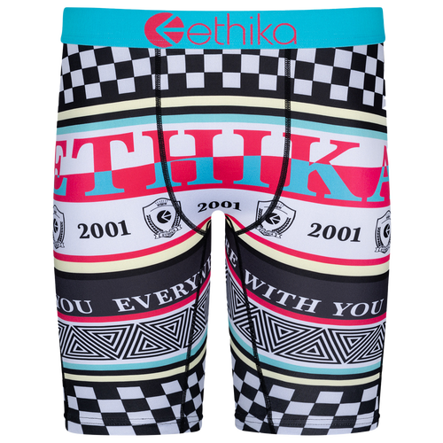 

Boys Ethika Ethika Graphic Briefs - Boys' Grade School Black/White Size S