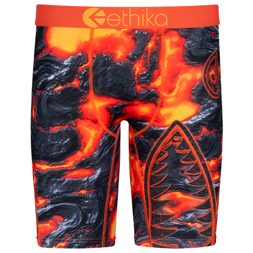 

Boys Ethika Ethika Graphic Briefs - Boys' Grade School Red/Black Size S