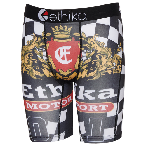 

Boys Ethika Ethika Graphic Briefs - Boys' Grade School Black/White Size S