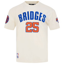 Men's - Pro Standard Knicks Name & Number T-Shirt - Beige