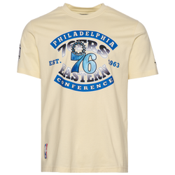 Men's - Pro Standard 76ers Short Sleeve Flex T-Shirt - Tan/Multi