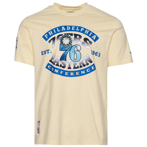 Pro Standard Mens  76ers Short Sleeve Flex T-shirt In Gold