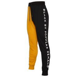 Men's - HGC Apparel Black By Popular Demand Joggers - Black/Yellow