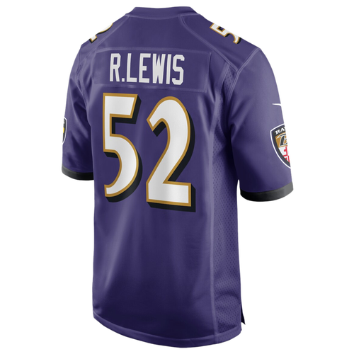 

Nike Mens Ray Lewis Nike Ravens Retired Player Game Jersey - Mens Purple Size 3XL