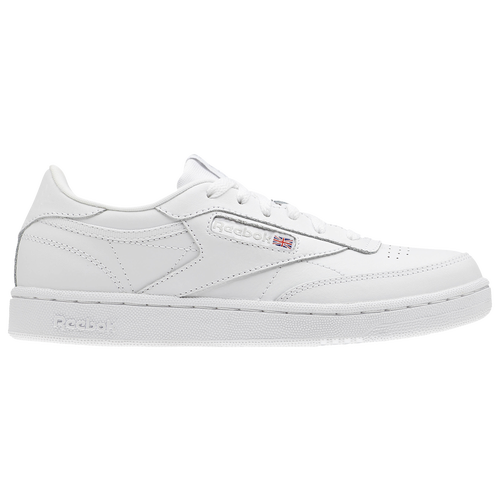 

Reebok Boys Reebok Club C - Boys' Grade School Shoes White/White Size 04.0