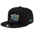 New Era Rays 59Fifty INAUG 1998 Basic Hat - New Era Black