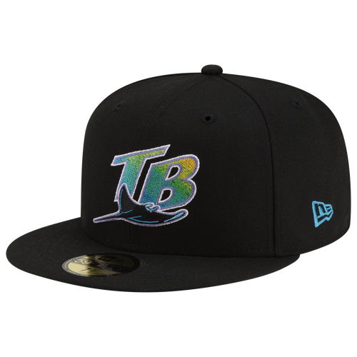 New Era Mens Rays 59Fifty INAUG 1998 Basic Hat - Black