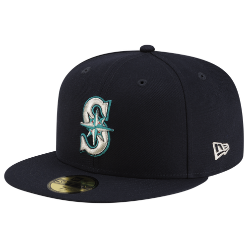 New Era Mens Marlins Basic 59Fifty 35th Annvrsry Hat - Navy