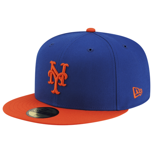 MENS - New Era Mets Basic 59Fifty 40th Annvrsry Hat - Blue/Orange