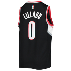 Boys' Grade School - Nike Trail Blazers Icon Edition Diamond Swingman - Black/Black