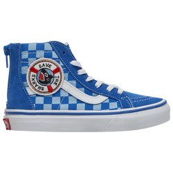 Boys' Preschool - Vans Sk8-Hi - Blue/True White