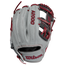 Wilson A2000 DP15SS H-Web Fielders Glove - Men's Gray Superskin/Black/Brick Red