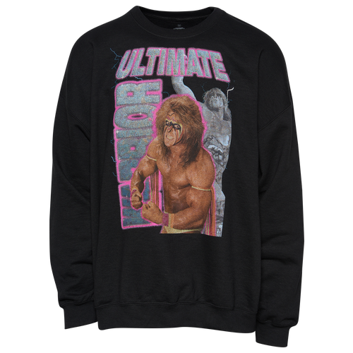 

WWE Mens WWE WWE Longsleeve T-Shirt - Mens Black/Black Size S