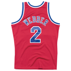 Mens - Mitchell & Ness SuperSonics Swingman Jersey - Red