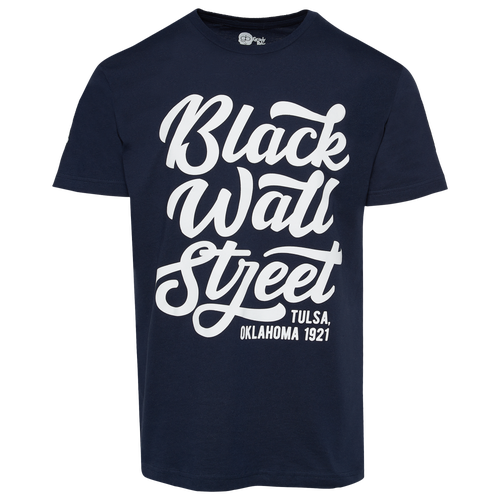 

Grady Baby Co Mens Grady Baby Co Black Wall Street T-Shirt - Mens Navy/White Size L