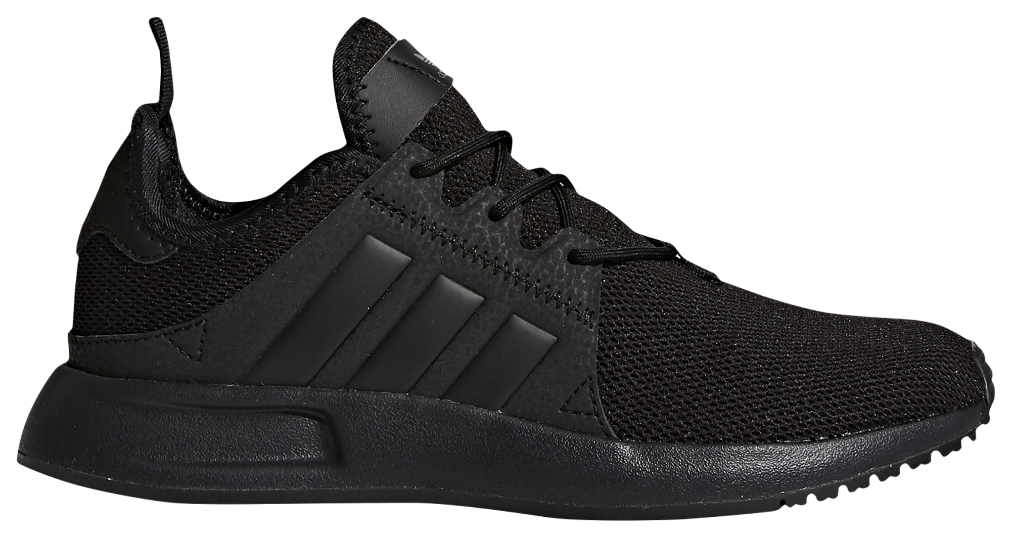 Adidas x_plr knit black & hot sale gum shoes