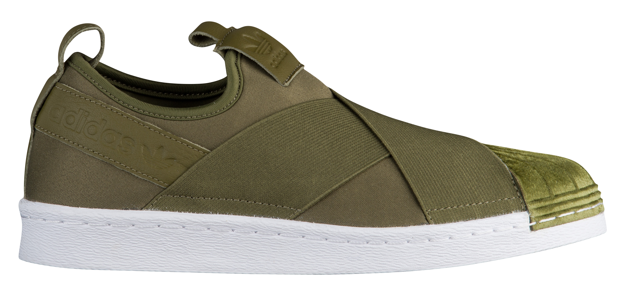 adidas superstar slip on khaki