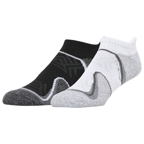 Csg Mens  Repreve Run Tab 2 Pack Socks In Black/white