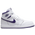 Jordan Retro 1 High OG - Boys' Preschool White/Purple
