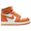 Jordan Retro 1 High OG - Girls' Infant White/Orange