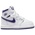 Jordan Retro 1 High OG - Girls' Toddler White/Purple