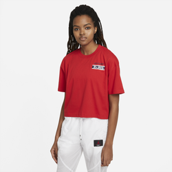 Womens - Jordan Paris Saint-Germain T-Shirt - University Red/University Red