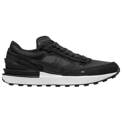 Boys' Grade School - Nike Waffle One - Black/White