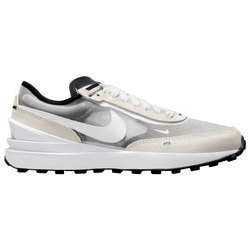 Boys' Grade School - Nike Waffle One - Summit White/White/Black