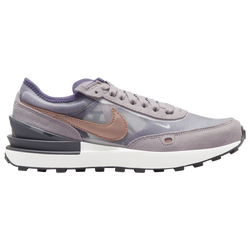 Girls' Grade School - Nike Waffle One - Summit White/Metallic Red Bronze/Amethyst Ash