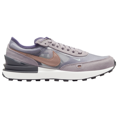 

Nike Girls Nike Waffle One - Girls' Grade School Running Shoes Summit White/Metallic Red Bronze/Amethyst Ash Size 04.0