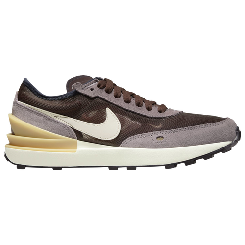 

Boys Nike Nike Waffle One - Boys' Grade School Shoe Brown/White/Tan Size 04.0