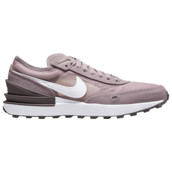 Boys' Grade School - Nike Waffle One - White/Pink/Purple