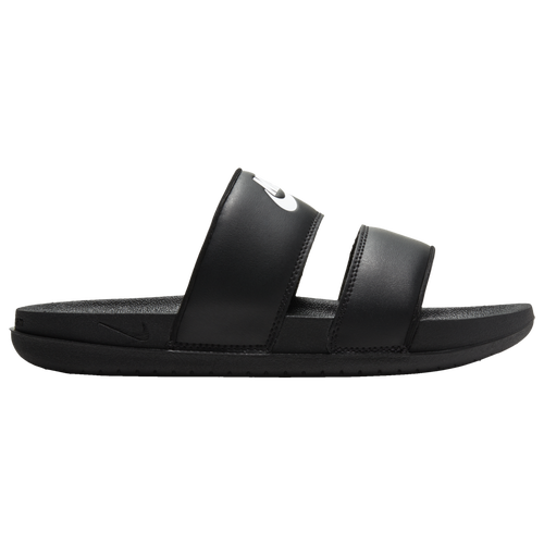 Black nike hot sale duo slides