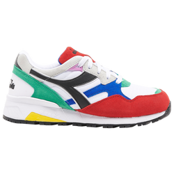 Boys' Grade School - Diadora N9002 - White/Multi