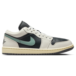 Women's - Jordan AJ 1 Low - Anthracite/Jade