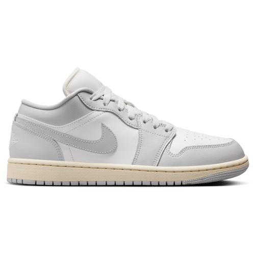 Shop Jordan Womens   Aj 1 Low In Grey/sail