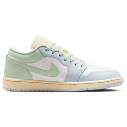 Women's - Jordan AJ 1 Low - White/Green