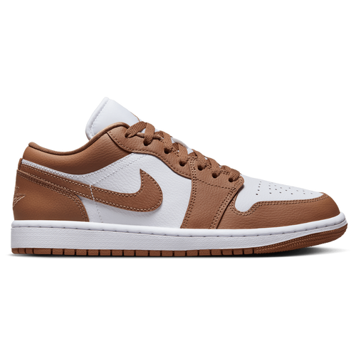 

Jordan Womens Jordan AJ 1 Low - Womens Basketball Shoes Archaeo Brown/Archaeo Brown Size 10.0