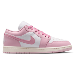 Women's - Jordan AJ 1 Low - Elemental Pink/Iced Carmine/White
