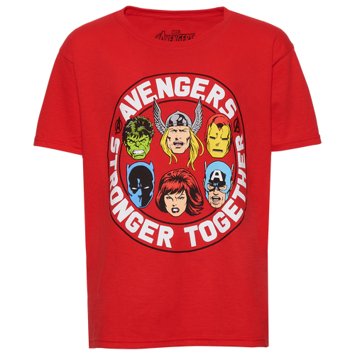 

Boys Stronger Together Stronger Together Stronger Together Culture T-Shirt - Boys' Grade School Red/Red Size S